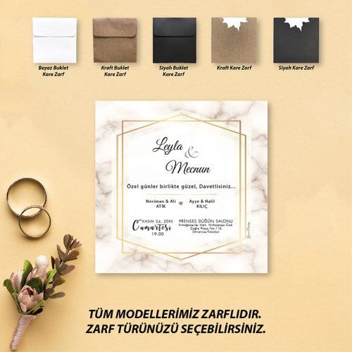 Yeni Davetiye modelleri - Yaren Davetiye